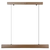 Moderne rechteckige Hängelampe | Fernbedienung | LED | Braun | SX41-60CM-24W-BR