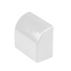 Abschlussstück für Abdeckleiste | 40x20 mm | weiß | CDT-01