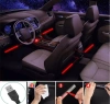RGB-LED-Autoinnenbeleuchtung über USB | Bluetooth-Verbindung mit der Anwendung auf dem Telefon | 4x LED-Streifen 12 Dioden 5050 22cm | IR-Fernbedienung | Musikmodi 