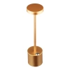 34 cm Tischlampe mit eingebautem Akku | Nachtlicht mit drei Leuchtfarben | Stimmungsvolle Lampe für Hotel, Restaurant | HJA28-ROSEGOLD-2