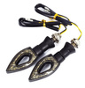 LED-Blinker für Motorräder | 12 LEDs | Blase | 2 Stücke