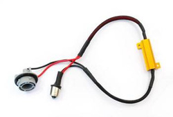 LED-Canbus-Lastwiderstand | 50 W, 8 Ω, Sockel P21W / Ba15S | D-50W-8-BA15S