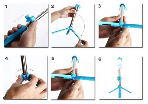 Selfie-Stick mit Bluetooth-Fernauslöser | Monopod Stativ | Kamerastativ | PSI-S003