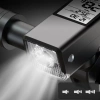  3-in-1 LED Fahrradlicht 450 lm | Computer zur Messung von Geschwindigkeit, Distanz und Zeit | Starke Beleuchtung mit Tonsignal | MBLBD-3201