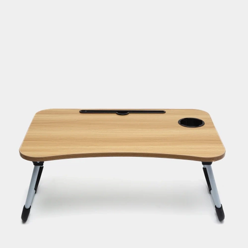 Laptoptisch klappbar | Frühstückstablett, Bettablage | LFD-6040-WOOD