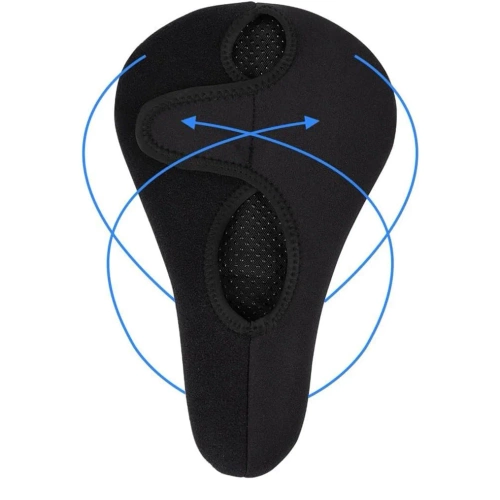 Gel-Sitzauflage mit Memory Foam | Komfort-Sitzauflage | ESLNF-012