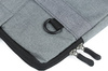 Tasche, Laptop-Hülle 15,6" | Henkel, Schultergurt, Seitentasche | Grau | BR03
