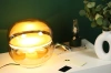 Stilvolle Tischlampe | Moderne Nachtlampe | Glaslampe | BH-258-BROWN