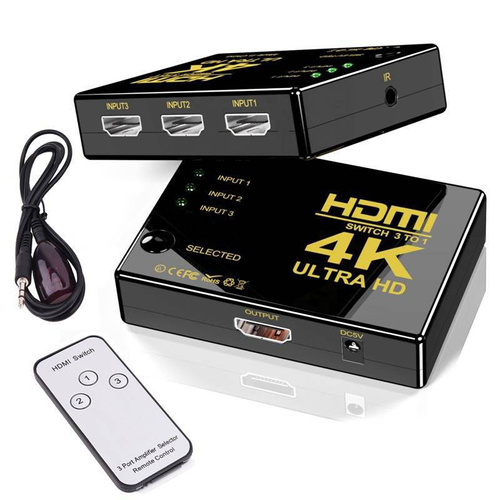 HDMI-Verteiler aktiv | 1.4b | 3D | 4K | Switch, Splitter, Verteiler | HD-4K