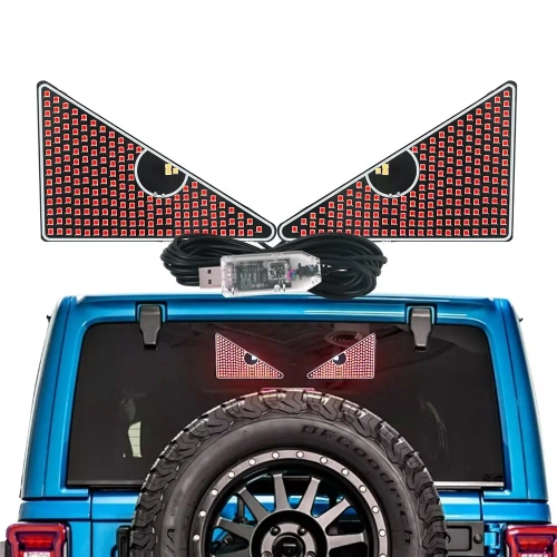 LED-Auto-Warnleuchte | 11 Modi | USB-Anschluss | Y2-TRI-RED