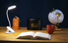 Schreibtischlampe, Schullampe RING LED mit Klemme für den Tisch | Touch-Schalter | Q5-2