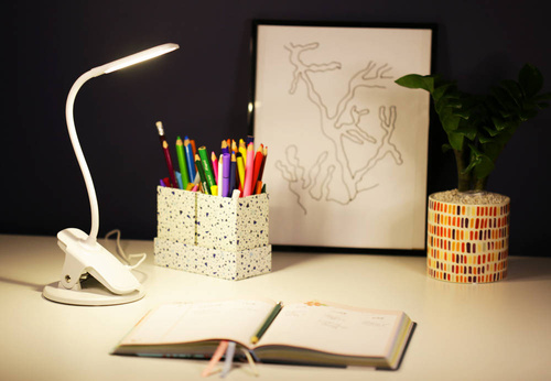 LED-Tischleuchte mit Tischklemme | USB-Anschluss | Touch-Schalter | MT-812A