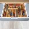 Besteck-Organizer | Schubladeneinsatz aus Bambus mit 9 Fächern | KBT-G944