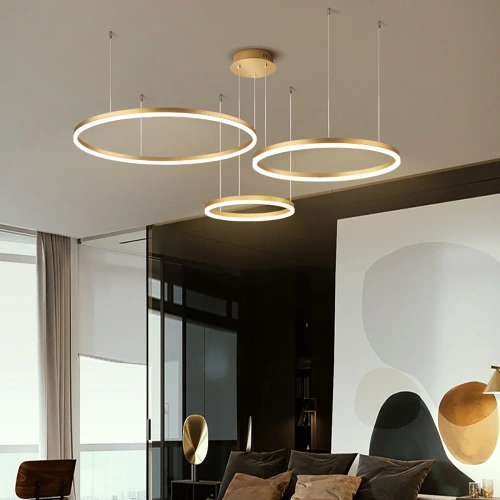 Mehrfachfunktionsmoderne Pendelleuchte | LED | Gold | RLK-C03-69W-G