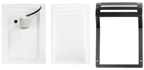 Gartenlampe, Wandleuchte | IP54, E27 | Aluminium + Glas | BD-C184
