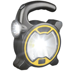 LED-Arbeitsleuchte mit Griff | LED + COB | 3x AA | W30