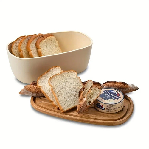 Brotbehälter | Brotkasten | Brötchenbehälter mit Schneidebrett | FC-B215