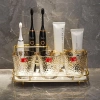 Badregal | Zahnbürstenhalter, Organizer für Zahnpasta und Kosmetik | TCT-611-WEISS