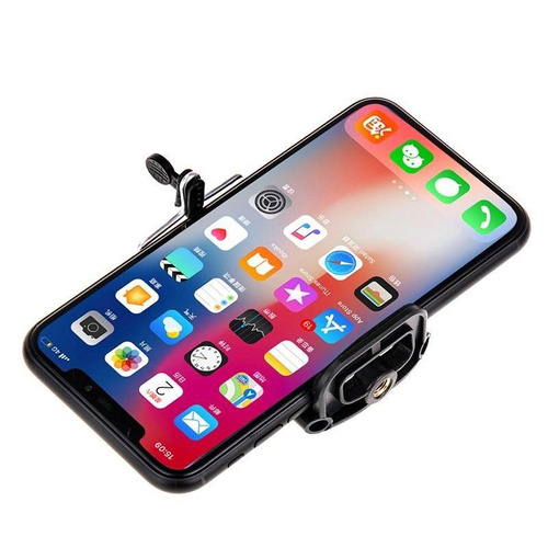 Universalhalterung für Telefon mit 1/4" Gewinde zur Befestigung an einem Stativ, Selfie-Stick | Z12-Schwarz