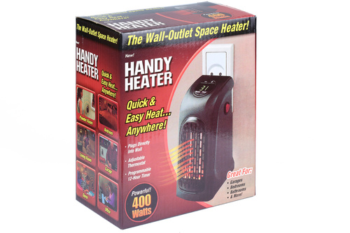 Elektrischer Heizkörper, Mini-Heizlüfter, Heizlüfter | 2 Geschwindigkeiten | Thermostat 15-32 Grad Celsius | Timer | JM-112