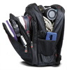 Universaler, robuster Rucksack mit Laptopfach | 30l, 3 Fächer, ballistisches Nylon 1680D | schwarz | BR11