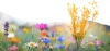 Solarblume | Solar-LED-Gartenlaterne Forsythie | 70 cm, 600 mAh | FLD-15-GELB