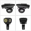 LED-Fahrradbeleuchtung 3-in-1 | 800 lm | mit Hupe und Fahrradtacho | schwarz | BK-H1920