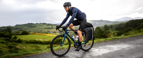 Wasserdichte Fahrradtasche für den Kofferraum 27L | Fahrradtasche mit Regenhülle und Reflektoren | Robuste 3-in-1 Fahrradtasche | ZTB-670