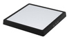 Quadrat | Schwarze LED-Deckenleuchte 24W | Nicht flimmerndes CCD-Oberflächenpanel | SY-SS124-B
