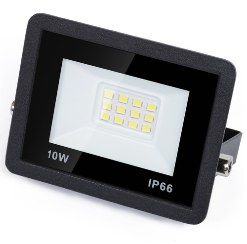 LED Baustrahler mit Halter / Ständer, 10W Arbeitsleuchte Fluter mit IP66 Wasserdicht | 950 Lumen