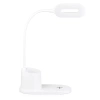 LED-Schreibtischleuchte mit Induktionsladegerät | weiß | WD-T03-WHITE