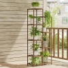 Holzblumenständer für Töpfe | Pflanzenständer | Blumenregal | NZ252-BAMBOO