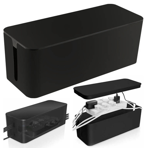 Kabel-Organizer BOX in Größe M | Behälter für Leisten und Kabel | BOX-Box | CB-M