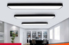 Modern Deckenleuchte 50W Aluminium LED Panel | 120x30 cm Bürolampe