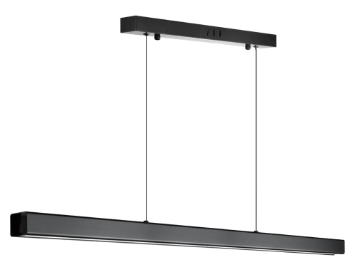 Moderne rechteckige Pendelleuchte | Fernbedienung | LED | Schwarz | SX41-100CM-40W-BK