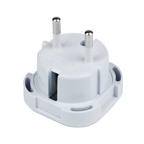 Netzadapter UK auf EU/PL | weiß | AD-EU96