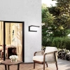 Gartenlampe, Außenwandleuchte mit LED | Integrierter Bewegungs- und Dämmerungssensor | 12W, 1200lm, IP65 | TYD-S18W-B