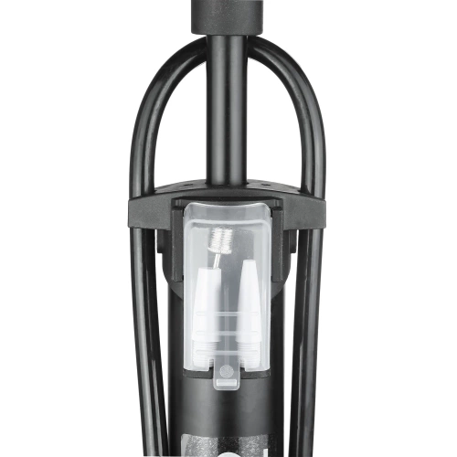 Fahrradpumpe mit Manometer Presta Schrader Dunlop 160 PSI | Standpumpe mit Manometer und Adaptern für Reifen und Bälle | Universal Fahrradpumpe mit Manometer 11 bar | ZY-6138C
