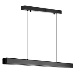 Moderne rechteckige Pendelleuchte | Fernbedienung | LED | schwarz | SX41-80CM-32W-BK
