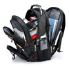 Multifunktionaler, großer Rucksack mit Laptopfach | 40l, USB- und Mini-Jack 3,5"-Anschluss, ballistisches Nylon 1680D | schwarz | BR10