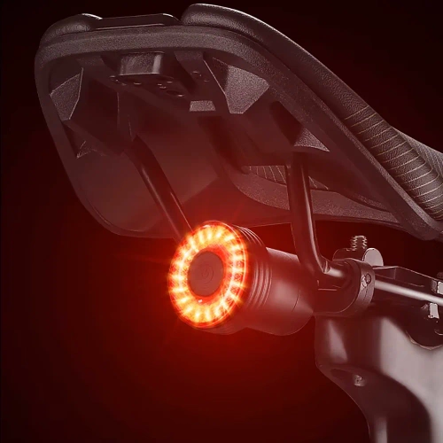Smartes Fahrradrücklicht | LED-Beleuchtung mit Bremssensor | IP65 wasserdichtes LED-Fahrradrücklicht mit Bremsfunktion und USB-Aufladung | BK-L117