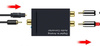 Signalwandler AUDIO - Koaxial / Toslink SPDIF - RCA | F101