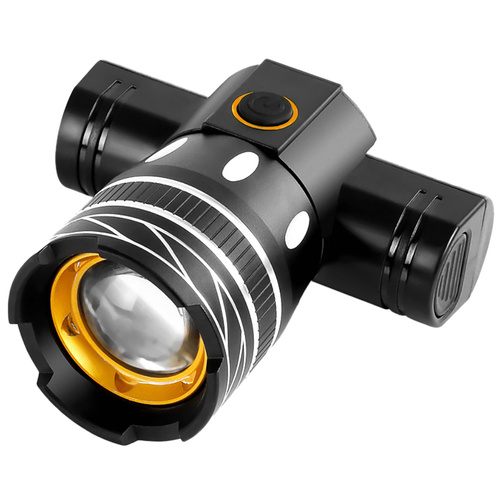 LED-Fahrrad-Frontleuchte | XM-L T6 CREE LED, 1.500 lm, 3 Leuchtmodi, 2.400 mAh Akku | BL085