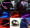 Helm Lichtleiste, LED Leuchtaufkleber-Streifen, LED-Nachtlicht Reitsignal Helm Kaltlicht, 3 Modi, Batteriebetrieben, für alle Motorradhelme