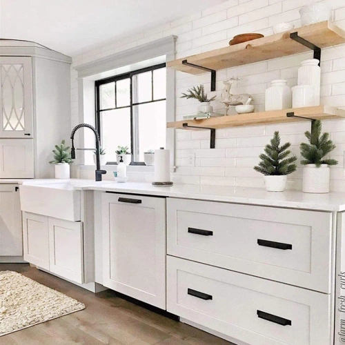 Regalträger-Set | 4 Stück | schwarz | JZ-J230-BLACK