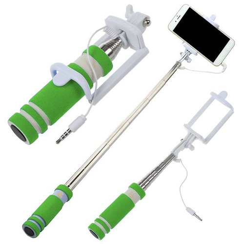 Teleskopischer Selfie-Stick für Telefon mit Jack-Kabel zur Fernauslösung des Auslösers | Z-08