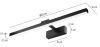 Wandleuchte über dem Spiegel | Badezimmerbeleuchtung | Lampe, Bildlampe | MIH-80CM