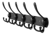 Metallkleiderbügel | Handtuchhalter | Wandhaken | Kleiderhaken | DSW-H05-SCHWARZ