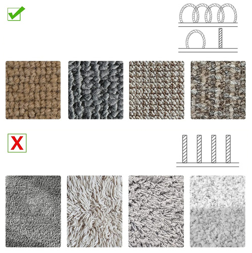 Kabel-Organizer Klettband, Kabelabdeckung für Teppiche und Auslegware | 2 m | WCT-10-2M