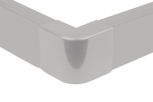 Winkelverbinder für Abdeckleiste | 40x20 mm | grau | CDT-03